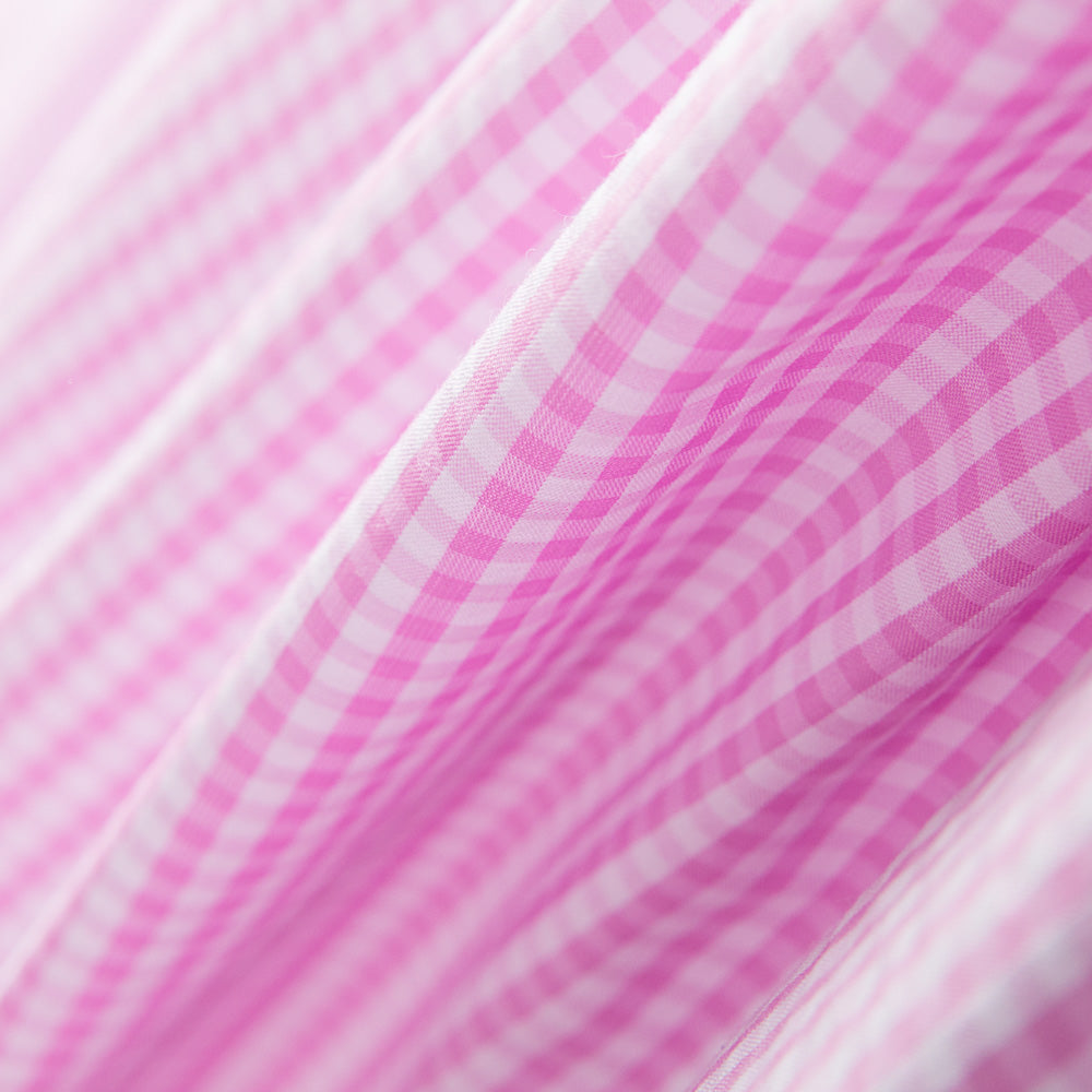 Seersucker Carreaux Rose - Ribes y Casals