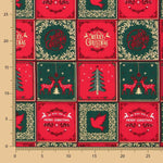 Coton Carreaux Joyeux Noël - Ribes y Casals