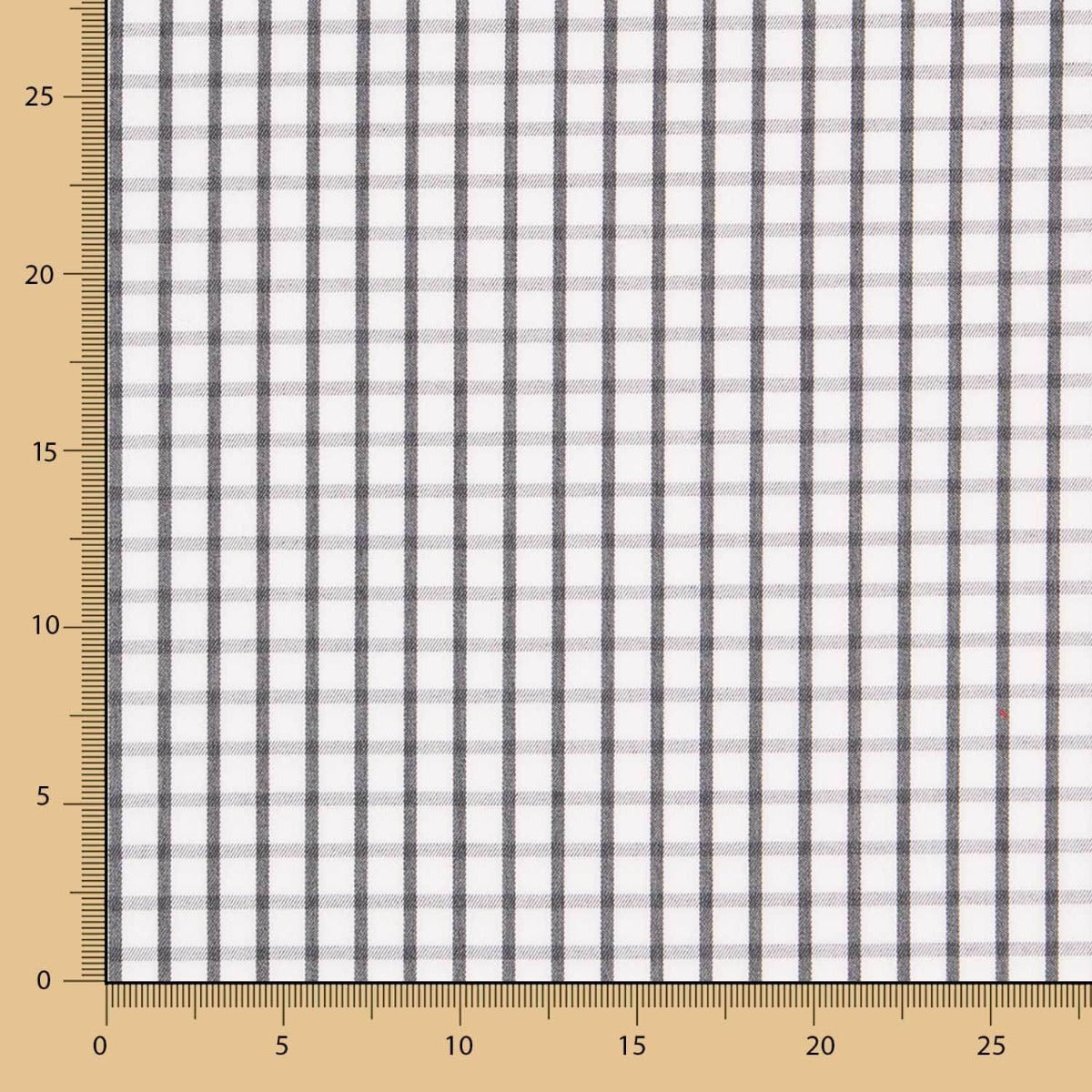 Sergé Noir Carreaux - Ribes y Casals