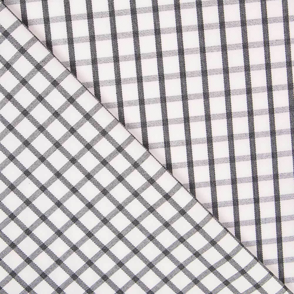 Sergé Noir Carreaux - Ribes y Casals