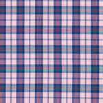 Sergé Carreaux Bleu Rose - Ribes y Casals