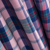 Sergé Carreaux Bleu Rose - Ribes y Casals