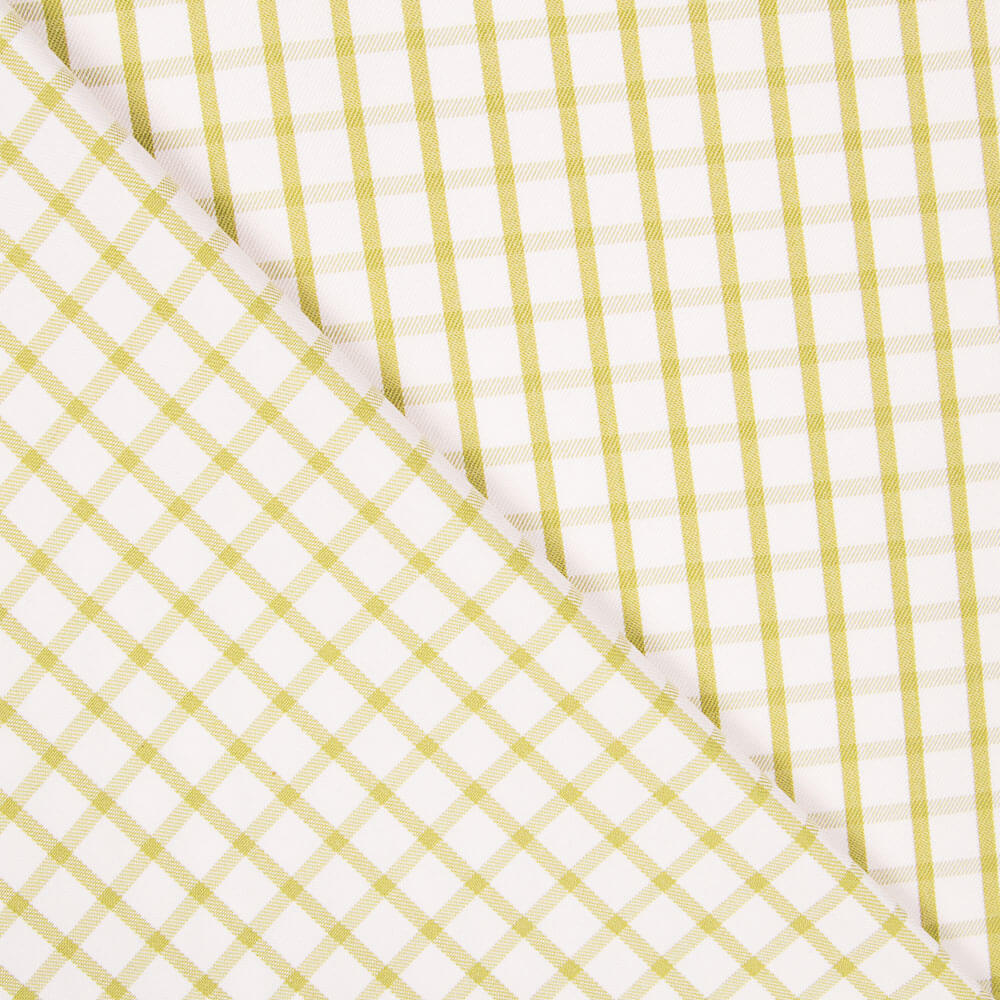 Sergé Pistache Carreaux - Ribes y Casals