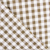 Seersucker Carreaux Maxi Kaki - Ribes y Casals