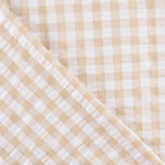 Seersucker Carreaux Maxi Camel - Ribes y Casals