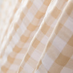 Seersucker Carreaux Maxi Camel - Ribes y Casals