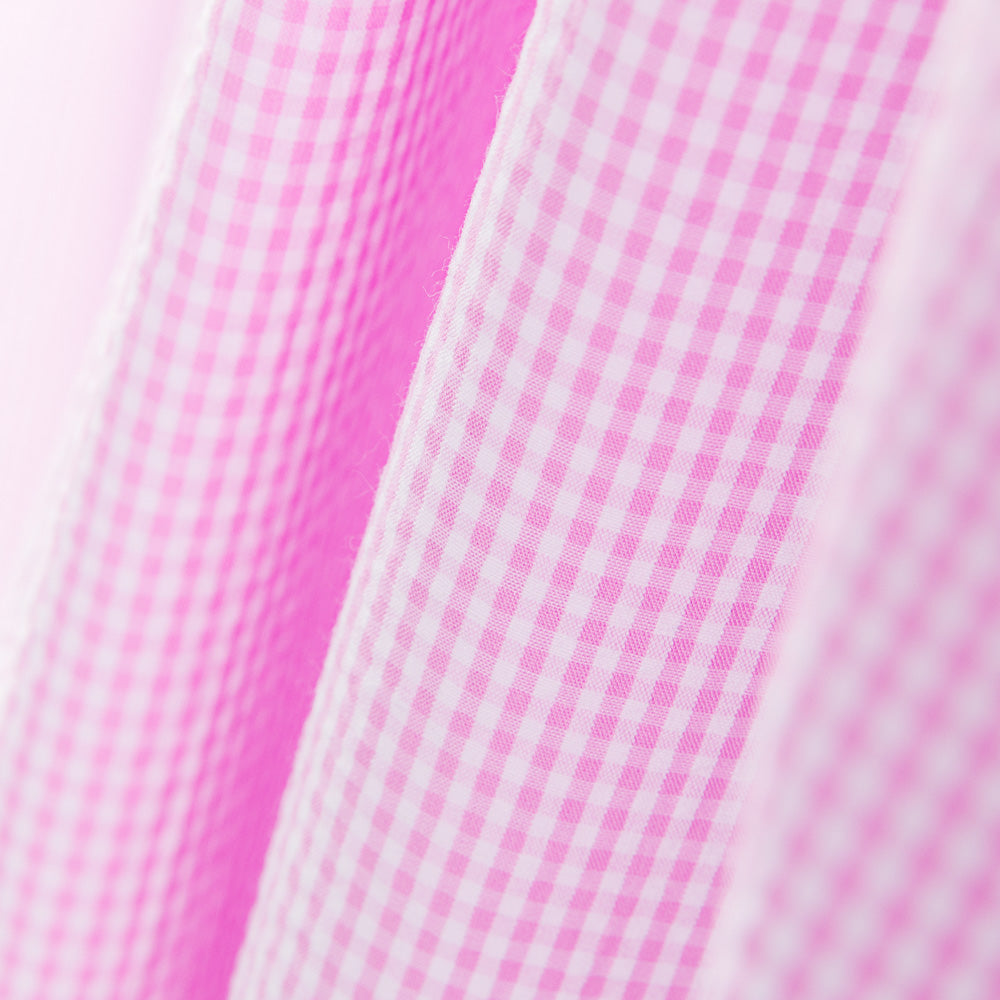 Seersucker Carreaux Mini Rose - Ribes y Casals