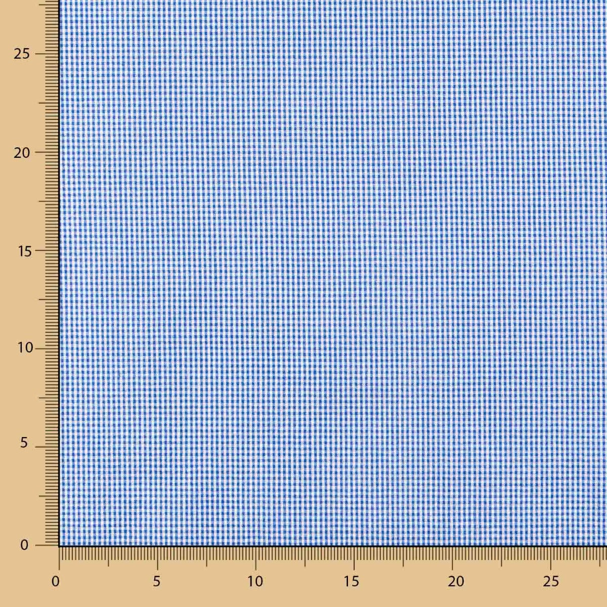 Seersucker Carreaux Mini Bleu Foncé Mix - Ribes y Casals