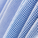 Seersucker Carreaux Mini Bleu Foncé Mix - Ribes y Casals