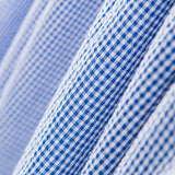 Seersucker Carreaux Mini Bleu Foncé Mix - Ribes y Casals