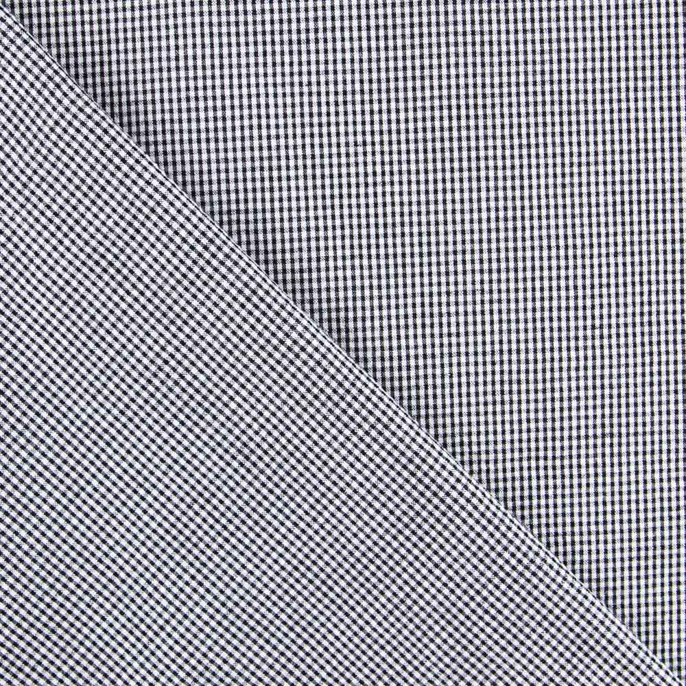 Seersucker Carreaux Mini Noir Mix - Ribes y Casals