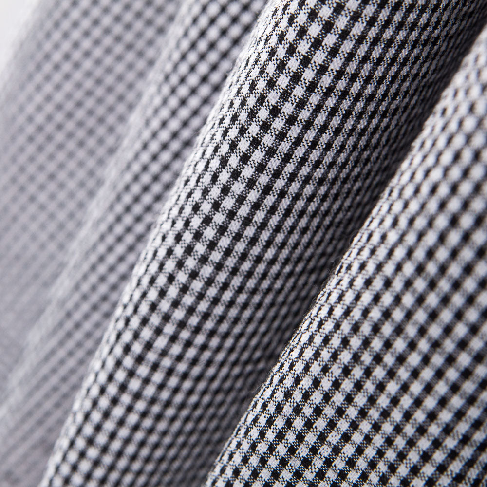 Seersucker Carreaux Mini Noir Mix - Ribes y Casals