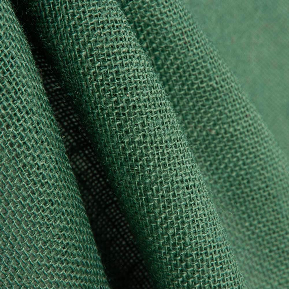 Toile de jute verte Spruce Hessian Burlap Sackcloth - Ribes y Casals