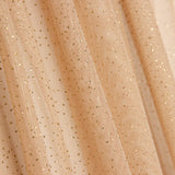Retal Tela de Tul Brillos Camel 120x150 cm - Ribes y Casals