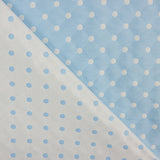 Jacquard Bleu Réversible À Pois - Ribes y Casals