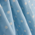 Jacquard Bleu Réversible À Pois - Ribes y Casals