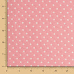 Jacquard Réversible À Pois Rose - Ribes y Casals