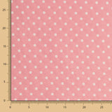 Jacquard Réversible À Pois Rose - Ribes y Casals