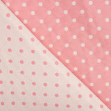 Jacquard Réversible À Pois Rose - Ribes y Casals