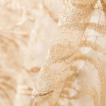 Tissu Dentelle Branches Doré - Ribes y Casals