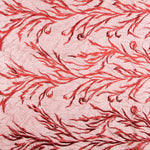 Tissu Dentelle Branches Rouge - Ribes y Casals