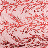 Tissu Dentelle Branches Rouge - Ribes y Casals
