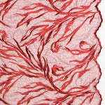 Tissu Dentelle Branches Rouge - Ribes y Casals