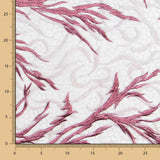 Tissu Dentelle Branches Rose Maquillage - Ribes y Casals