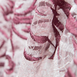 Tissu Dentelle Branches Rose Maquillage - Ribes y Casals