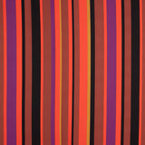 Georgette Imprimé Rayures Fuchsia - Ribes y Casals