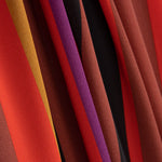 Georgette Imprimé Rayures Fuchsia - Ribes y Casals