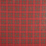 Mousseline polyester tartan rouge - Ribes y Casals