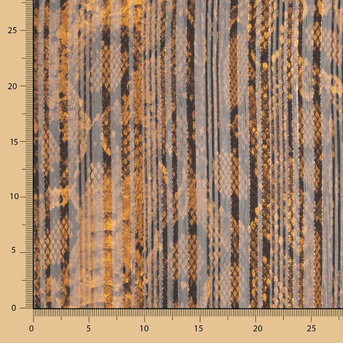 Gaze Lurex Serpent Marron - Ribes y Casals