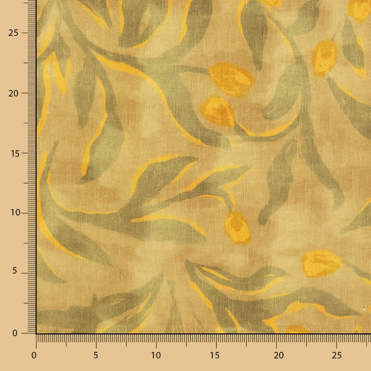 Feuilles vertes en viscose - Ribes y Casals