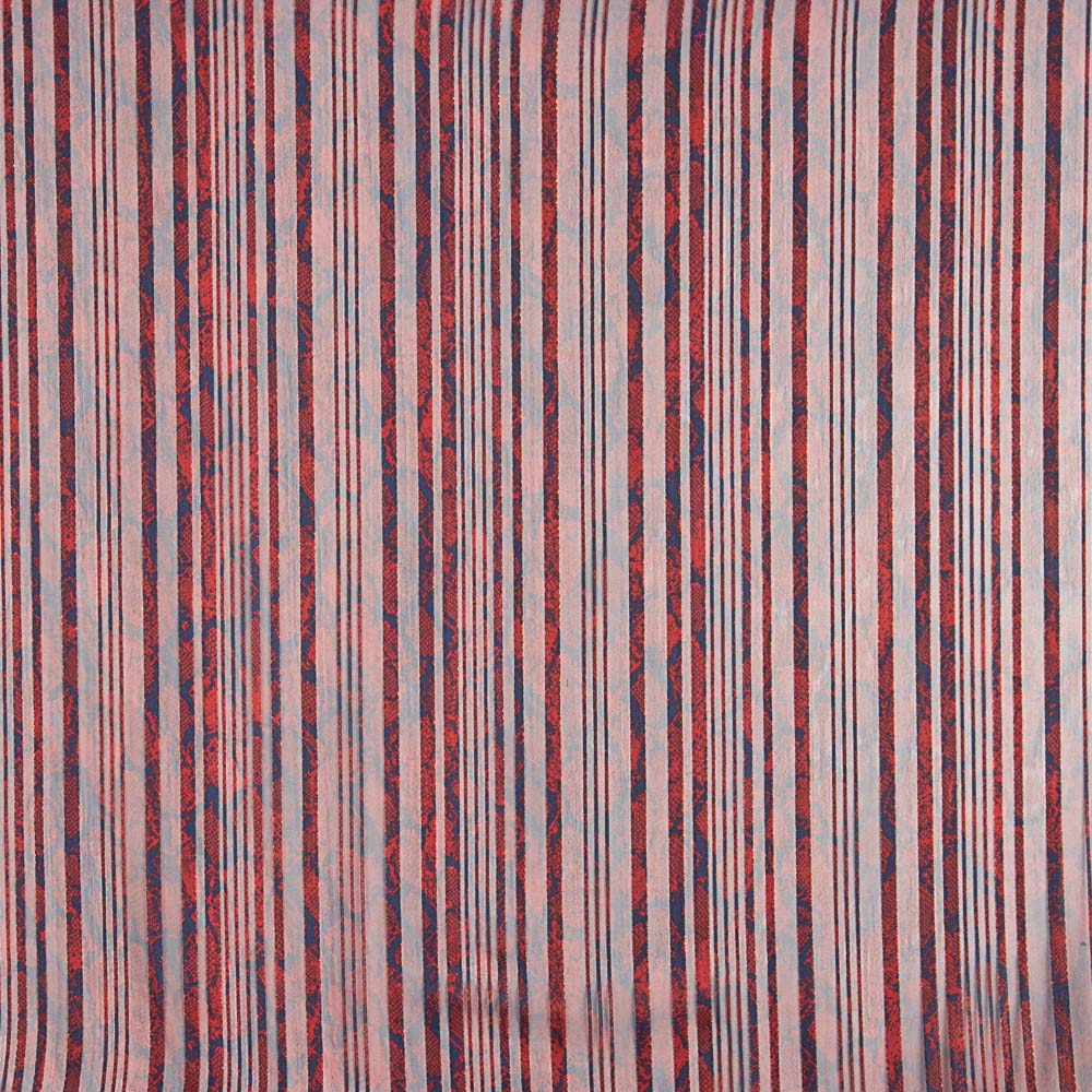 Retal Gasa Lurex Serpiente Granate 170x140 cm - Ribes y Casals