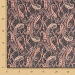 Mousseline Pasiley noire à pois - Ribes y Casals