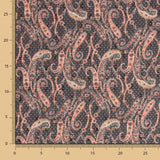 Mousseline Pasiley noire à pois - Ribes y Casals