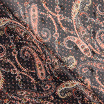 Mousseline Pasiley noire à pois - Ribes y Casals