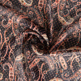 Mousseline Pasiley noire à pois - Ribes y Casals