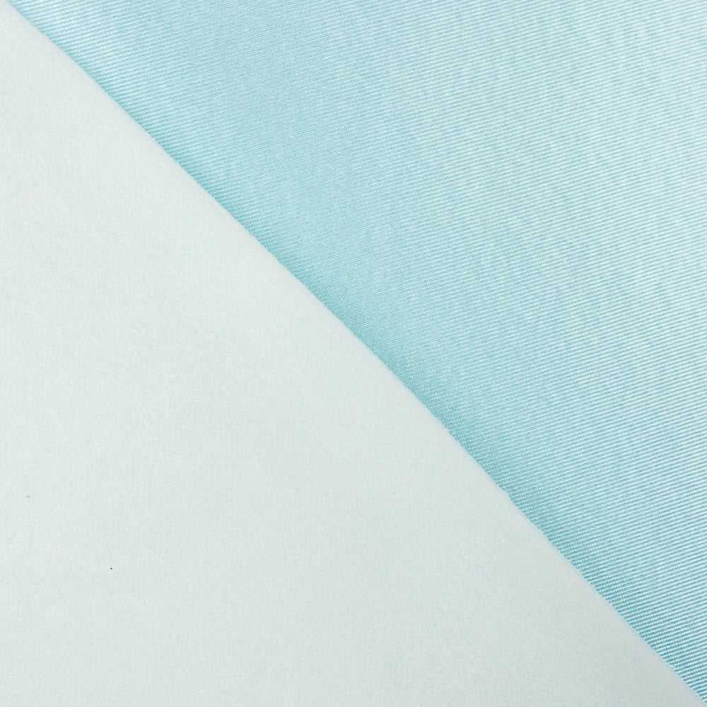 Tissu Foamé Satinette Bleu Ciel - Ribes y Casals