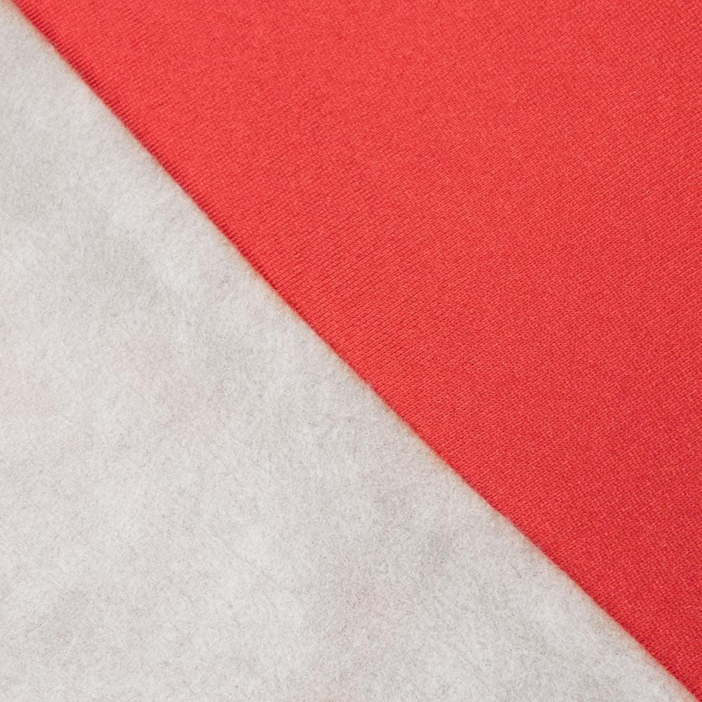 Tissu Foamé Satinette Rouge - Ribes y Casals