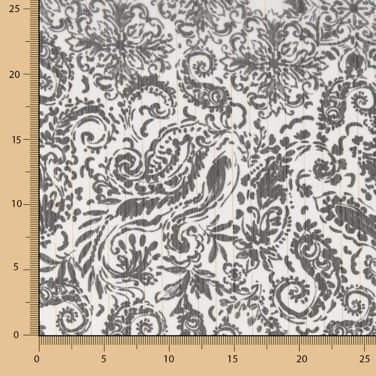 Cachemire Lurex Gauze Noir - Ribes y Casals