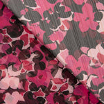 Gasa Lurex Flor Mango Fucsia - Ribes y Casals