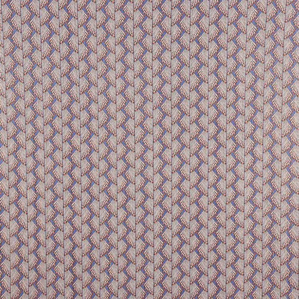 Gasa Lurex Abanico Azul - Ribes y Casals