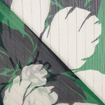 Retal Gasa Lurex Maxi Flor Verde 170x140 cm - Ribes y Casals