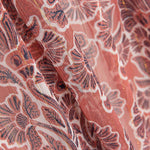 Gasa Lurex Flor Coral - Ribes y Casals