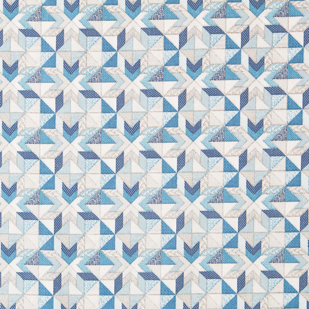 Coton Patchwork Étoile Bleu - Ribes y Casals