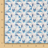 Coton Patchwork Étoile Bleu - Ribes y Casals