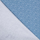 Popeline Pictogrammes Bleu Denim - Ribes y Casals