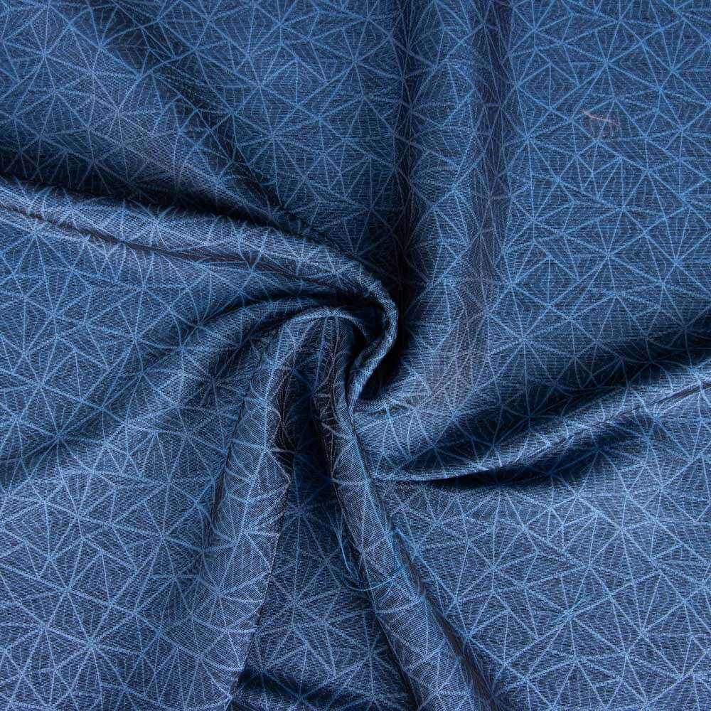 Retal Jacquard Poliéster Azul 200x140 cm - Ribes y Casals